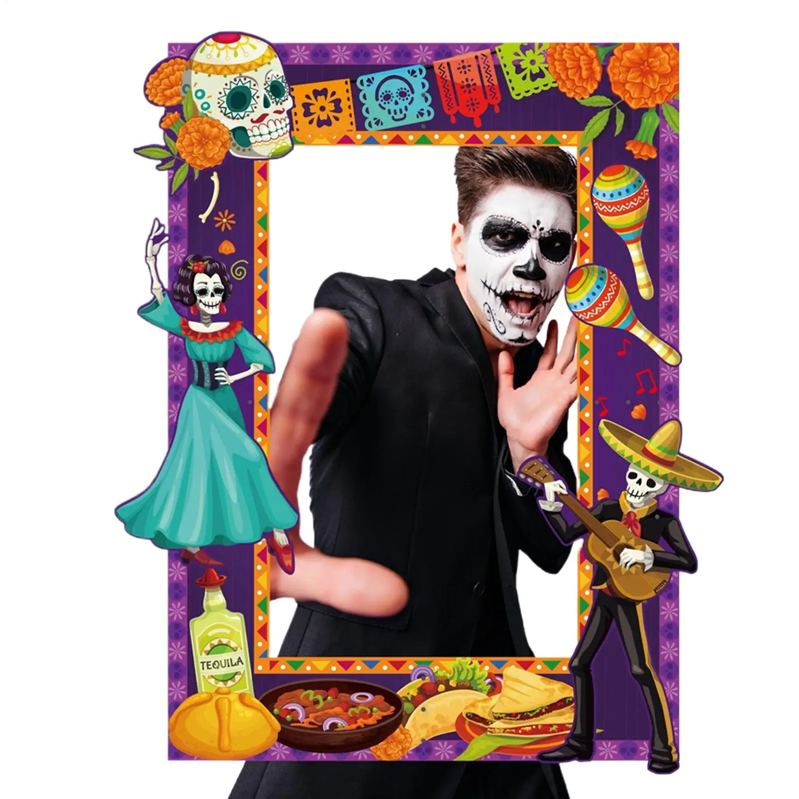 Фотобудка фоторамка реквизит фон для фотосъемки рамка День мертвых украшения для взрослых детей школьная деятельность карнавал
Фотобудка фоторамка реквизит фон для фотосъемки рамка День мертвых украшения для взрослых детей школьная деятельность карнавал