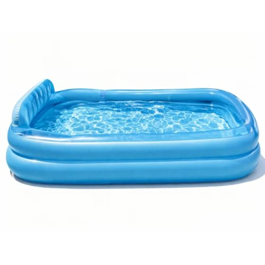 10ft Large Inflatable Family Pool with Bench and Backrest Oversized Blow Up Swimming Pool for and Adults 2-in-1 Air Valve 2 Cup
10ft Large Inflatable Family Pool with Bench and Backrest Oversized Blow Up Swimming Pool for and Adults 2-in-1 Air Valve 2 Cup