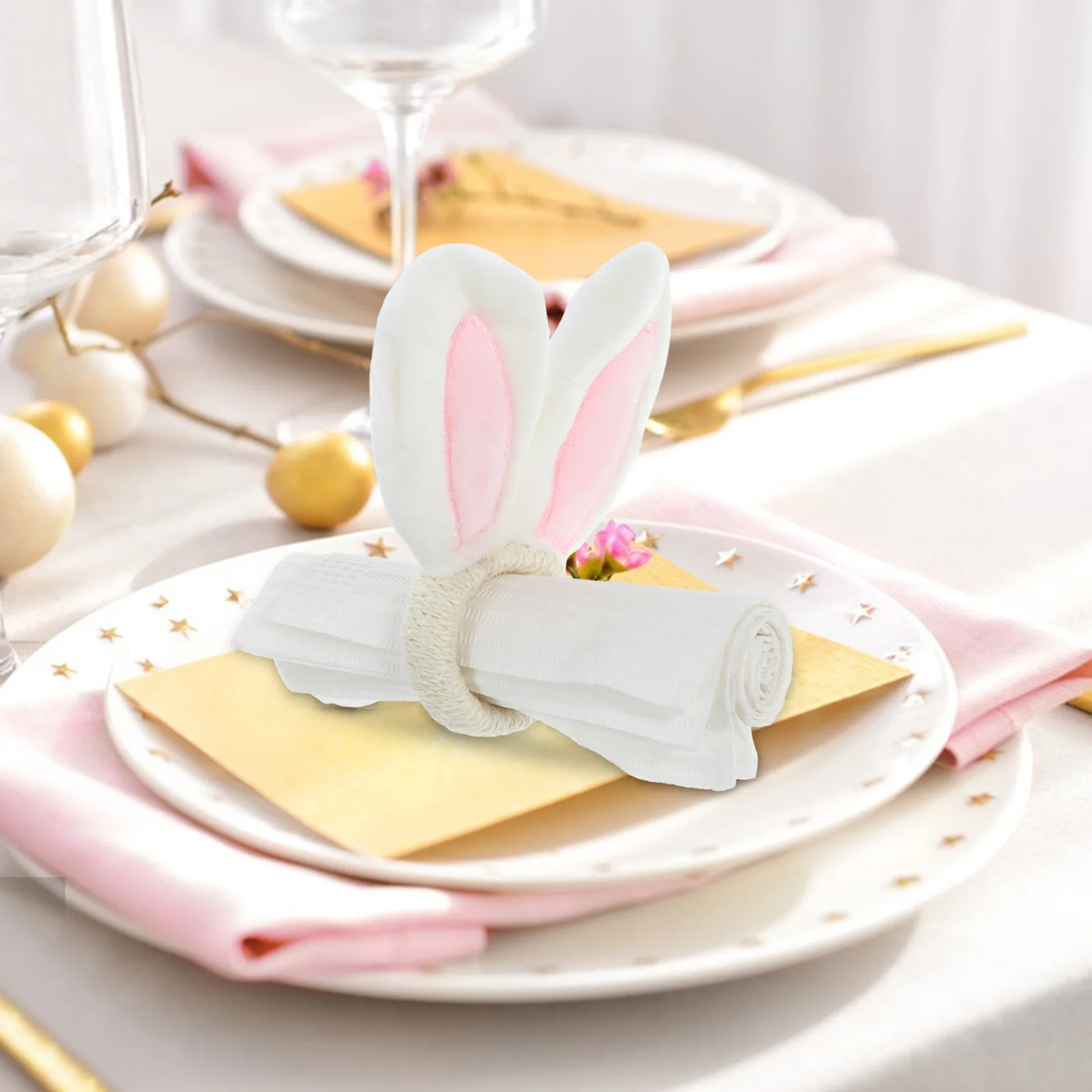 4Pcs Easter Bunny Ear Napkin Rings Exquisite Decor for Wedding Spring Dinner Table Easter Napkin Rings Serviette Buckles
4Pcs Easter Bunny Ear Napkin Rings Exquisite Decor for Wedding Spring Dinner Table Easter Napkin Rings Serviette Buckles