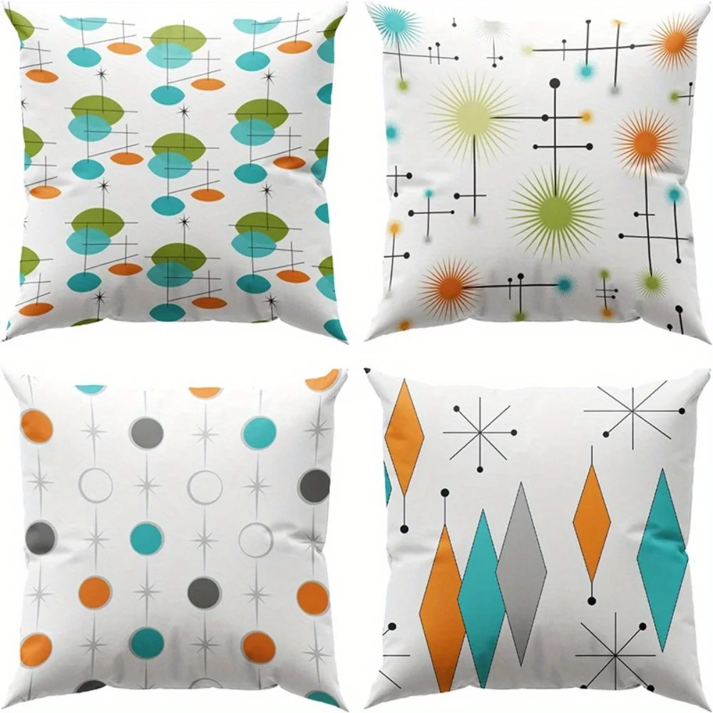 4 шт. разноцветных плюшевых тканей с геометрическим узором, односторонняя печать, короткий ворс, подходят для гостиных, спален, диванов (без наполнителей для подушек)
4 шт. разноцветных плюшевых тканей с геометрическим узором, односторонняя печать, короткий ворс, подходят для гостиных, спален, диванов (без наполнителей для подушек)