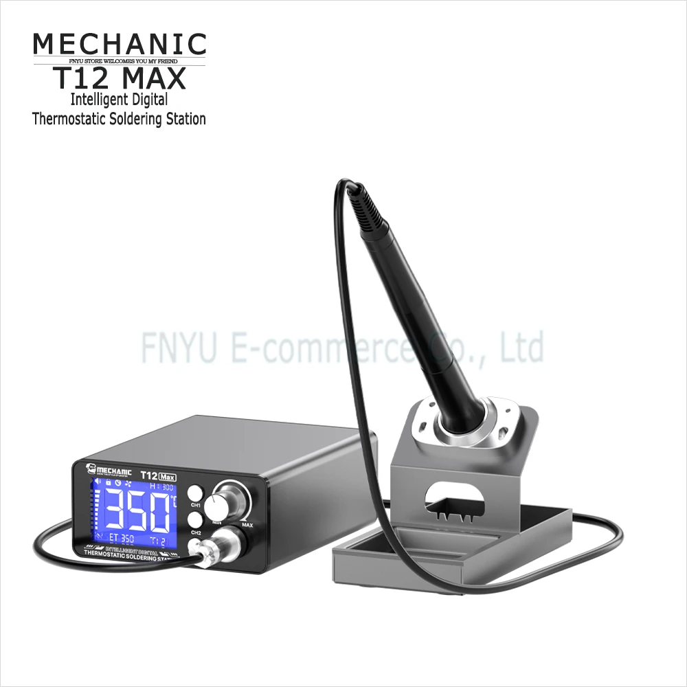 MECHANIC T12 MAX Soldering Station 75W Thermostatic Welding Iron 3 Gear Storage PCB Repair Intelligent Digital Soldering Iron
MECHANIC T12 MAX Soldering Station 75W Thermostatic Welding Iron 3 Gear Storage PCB Repair Intelligent Digital Soldering Iron