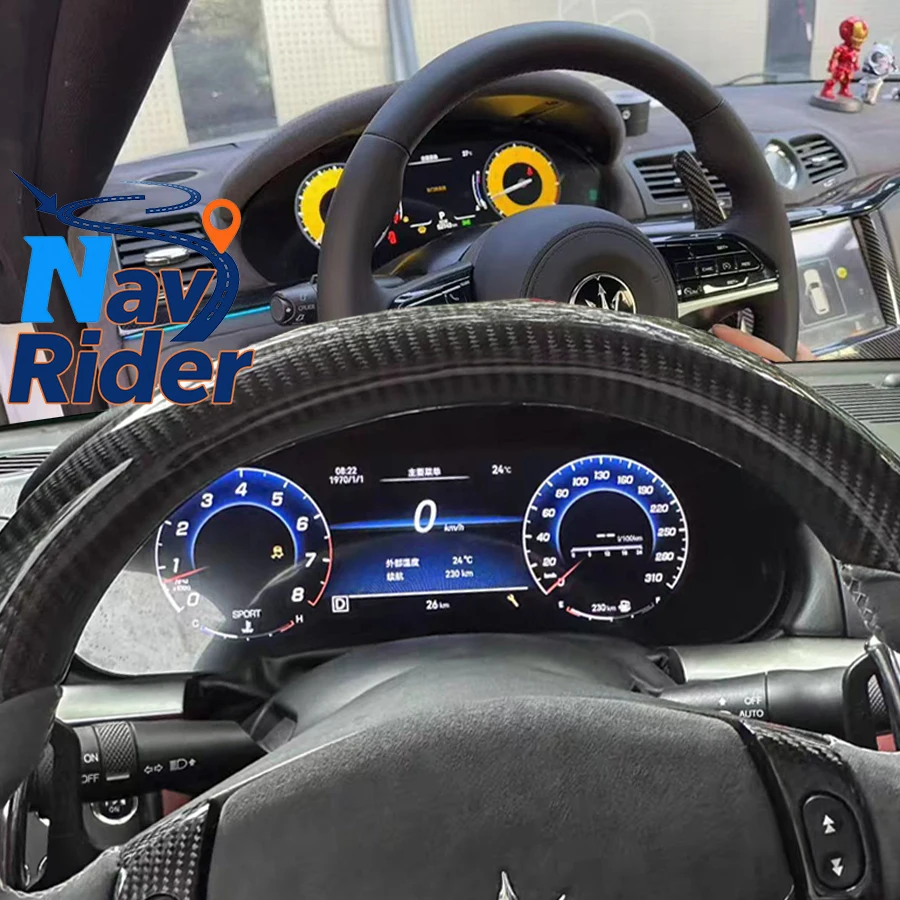 Speedometer Virtual Cockpit Screen 12.3inch For Maserati GT Gran Turismo GT 2004-2015 Car LCD Digital Dashboard Instrument Panel
Speedometer Virtual Cockpit Screen 12.3inch For Maserati GT Gran Turismo GT 2004-2015 Car LCD Digital Dashboard Instrument Panel
