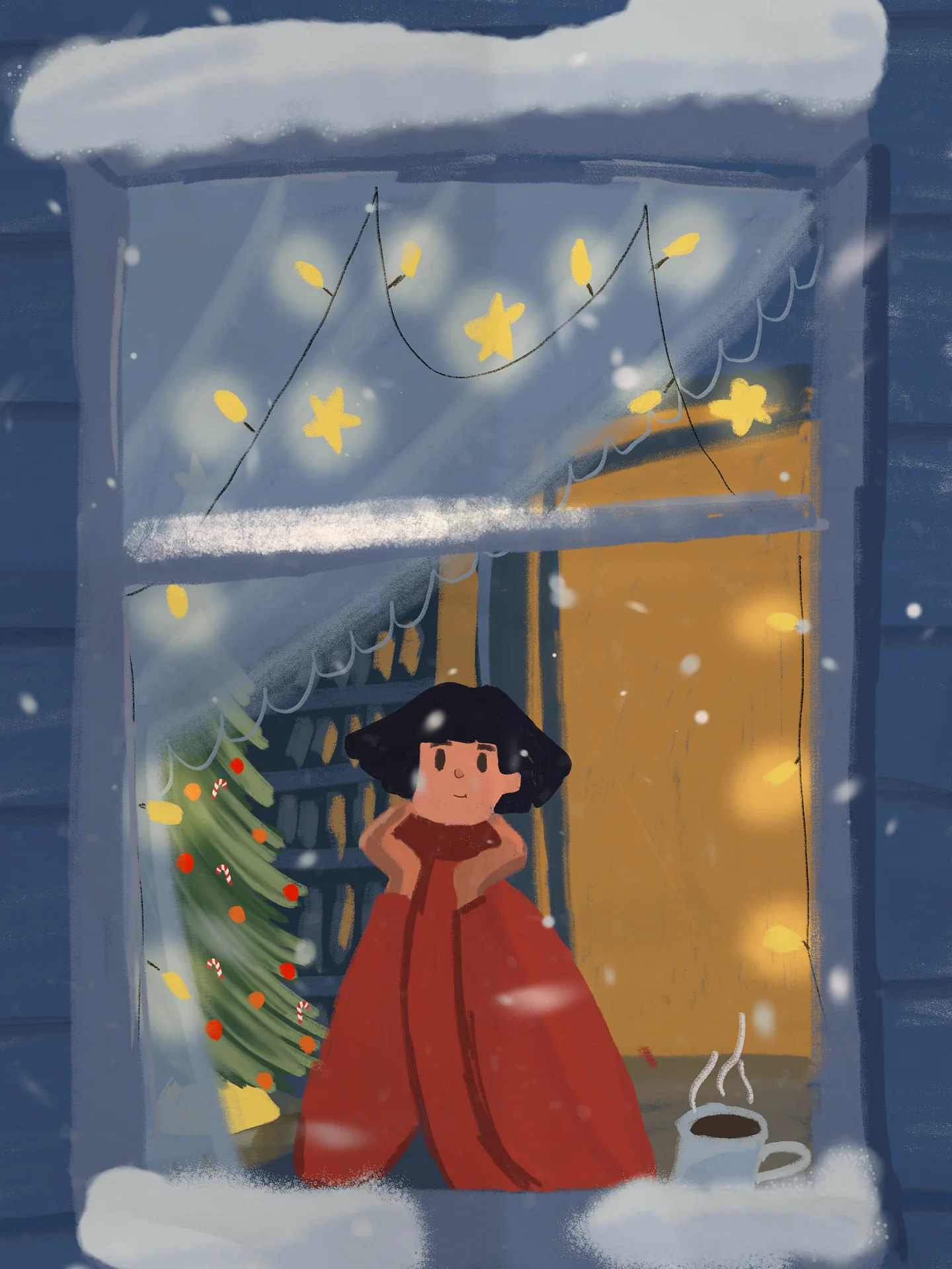 Cozy Winter Window Girl Jigsaw Puzzle, Snowy Christmas Tree Warm Light For Kids Living Room Wall Decor
Cozy Winter Window Girl Jigsaw Puzzle, Snowy Christmas Tree Warm Light For Kids Living Room Wall Decor