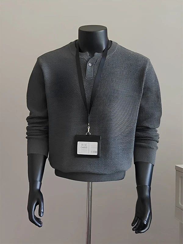 ay Herringbone Henry Collar Men's Knitwear V-Ne Base Layer Outerwear Autumn Faion Classic Sle High-End Feeling Sweater
ay Herringbone Henry Collar Men's Knitwear V-Ne Base Layer Outerwear Autumn Faion Classic Sle High-End Feeling Sweater
