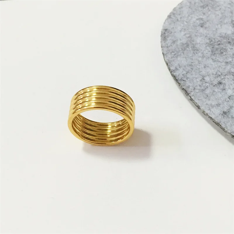 2024 Waterproof Minimalist Gold Plated Stripe Line Stainless Steel Rings Men's Women's Wedding Party Jewelry Bulk Wholesale
2024 Waterproof Minimalist Gold Plated Stripe Line Stainless Steel Rings Men's Women's Wedding Party Jewelry Bulk Wholesale