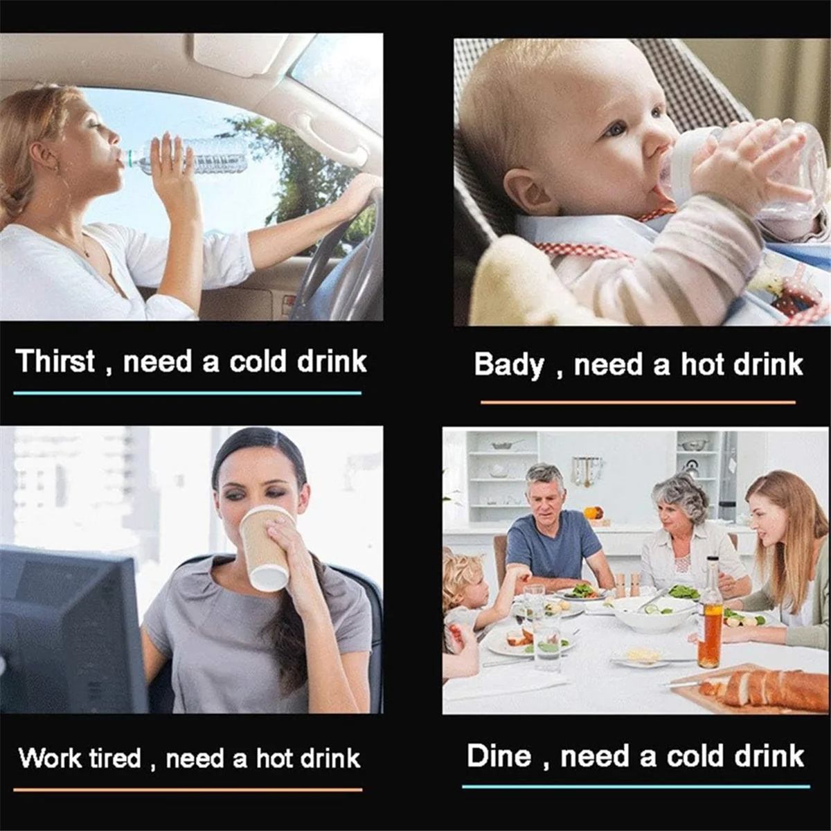 2-in-1 Car Cooler and Warmer Cup Mini Car Refrigerator, Home and Office Portable Heating Cooling Mug,Cooling Drink Cup
2-in-1 Car Cooler and Warmer Cup Mini Car Refrigerator, Home and Office Portable Heating Cooling Mug,Cooling Drink Cup