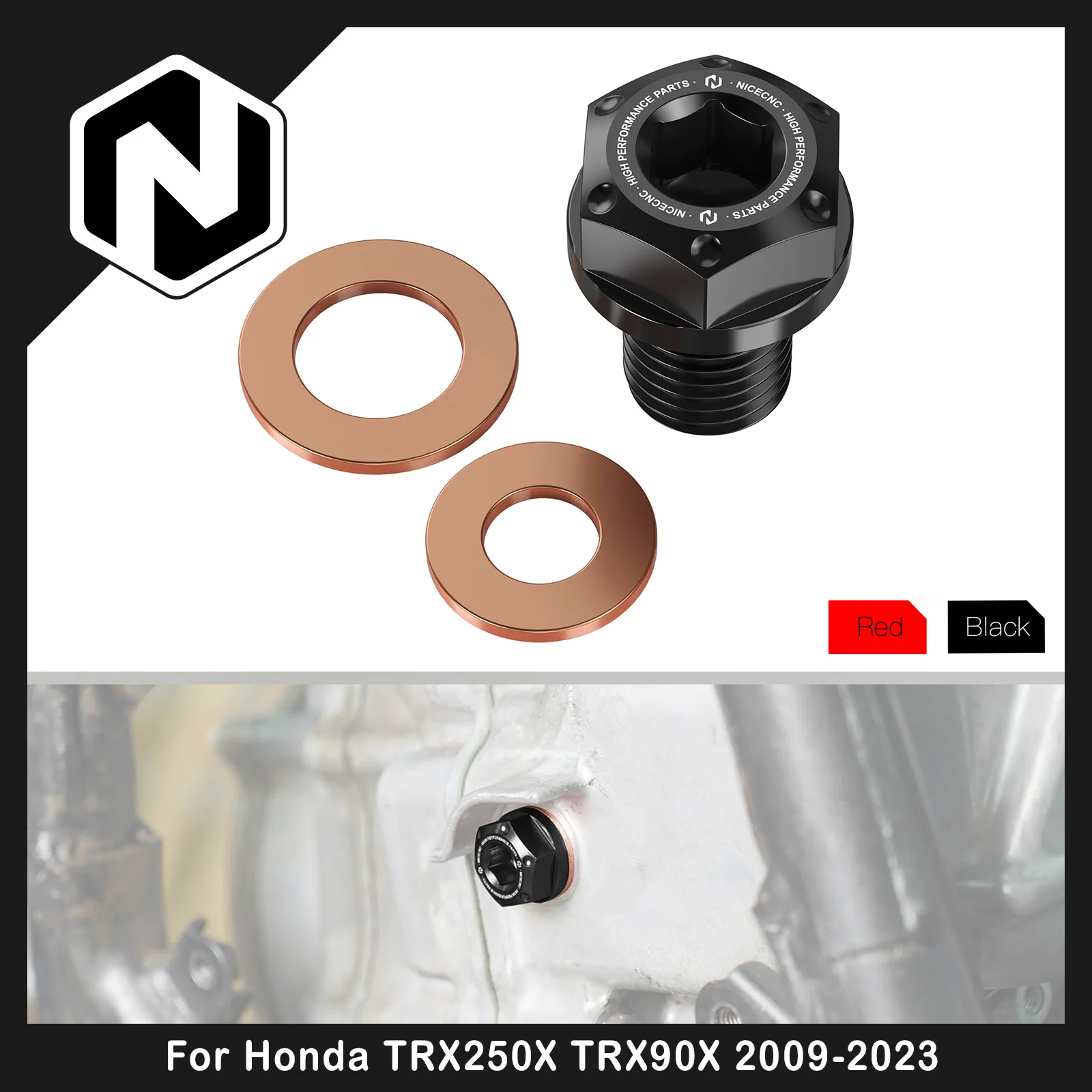 NICECNC For Honda TRX250X TRX90X 2009-2023 Oil Drain Plug TRX450ER 2006-2014 TRX300X 2009 TRX450R 92800-12000 ATV Accessories
NICECNC For Honda TRX250X TRX90X 2009-2023 Oil Drain Plug TRX450ER 2006-2014 TRX300X 2009 TRX450R 92800-12000 ATV Accessories