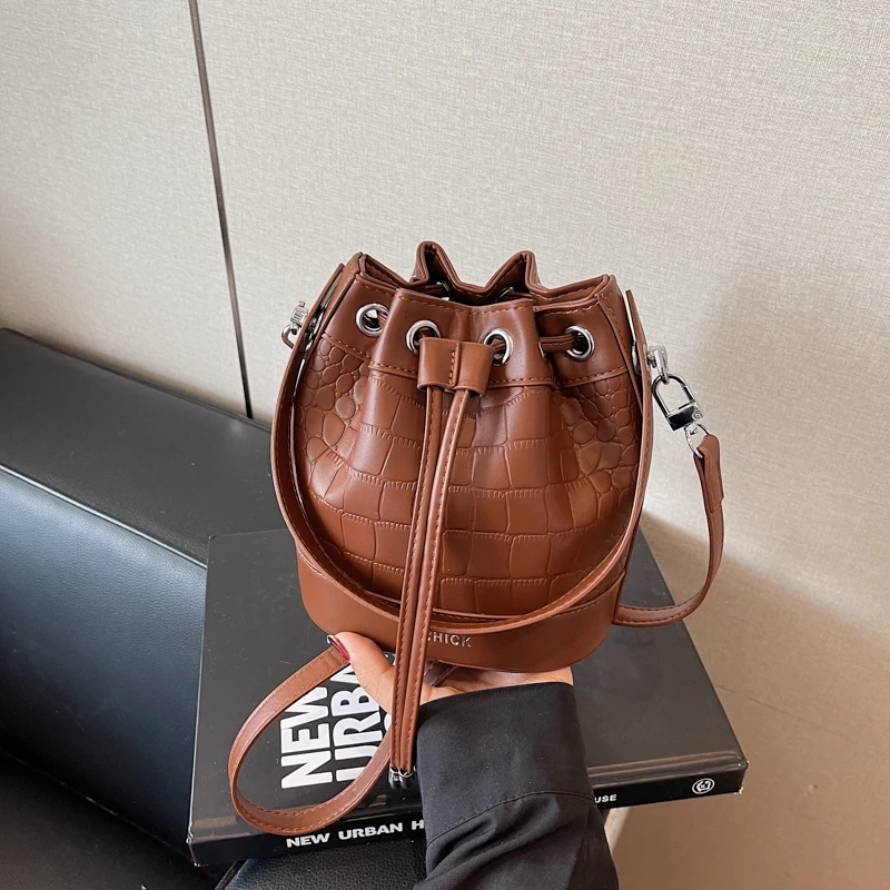 Women Small Handbag Short Handle Bag Solid Color Bucket Shape Bag Female Cross Body Bag Shoulder Bag
Women Small Handbag Short Handle Bag Solid Color Bucket Shape Bag Female Cross Body Bag Shoulder Bag