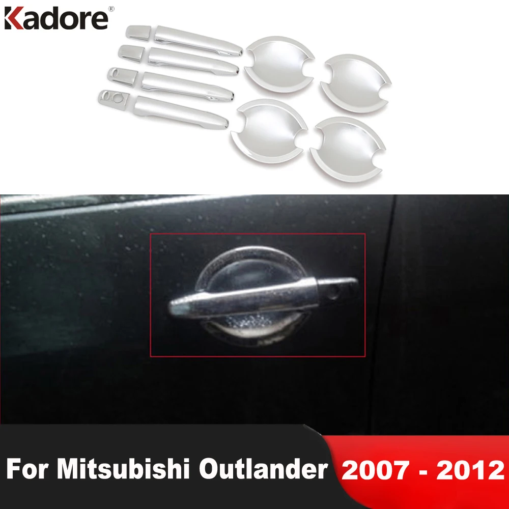 For Mitsubishi Outlander 2007-2010 2011 2012 Chrome Car Door Handle Cover Trim Side Door Handles Bowl Cup Overlay Accessories
For Mitsubishi Outlander 2007-2010 2011 2012 Chrome Car Door Handle Cover Trim Side Door Handles Bowl Cup Overlay Accessories