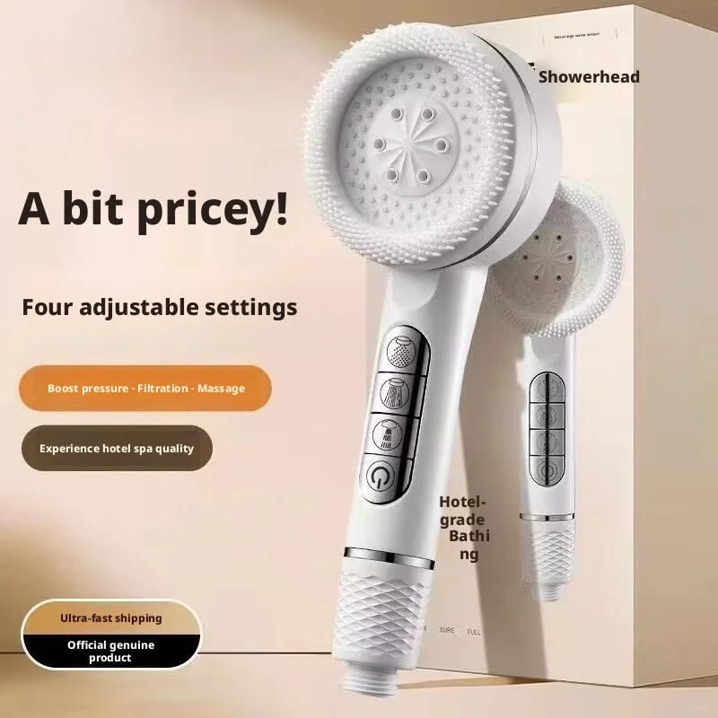 4 button modes, pressurized handheld shower head, bathroom, pressurized shower accessories, bathing tools
4 button modes, pressurized handheld shower head, bathroom, pressurized shower accessories, bathing tools