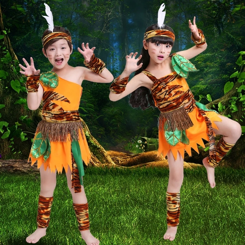 Children's Savage Performance Costume Primitive Indian Hunter African Drum Dance Clothing Ancient Chinese Costume
Children's Savage Performance Costume Primitive Indian Hunter African Drum Dance Clothing Ancient Chinese Costume