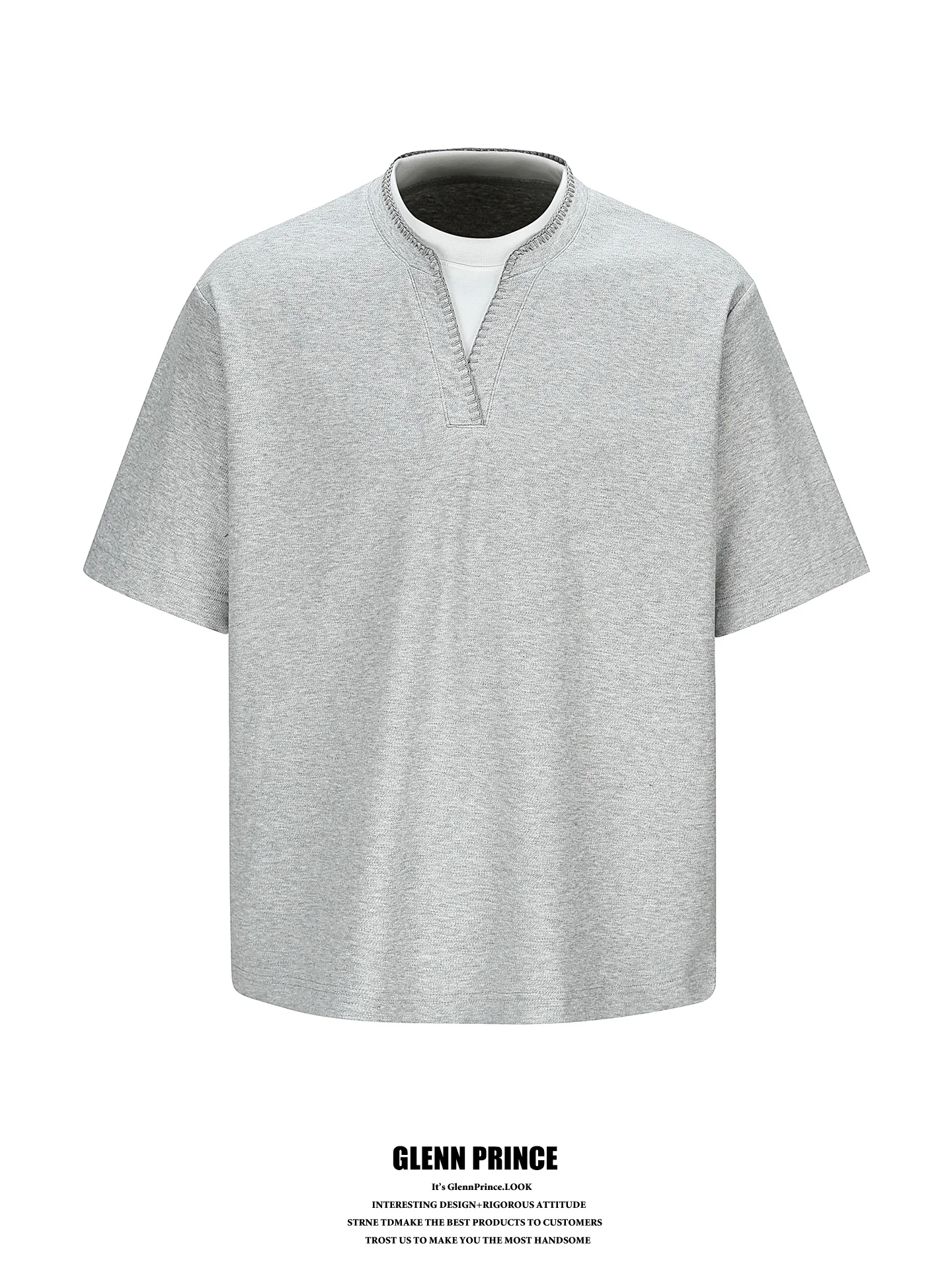 GPstudio Vintage Handmade Loose Fit V-Neck Short Sleeve T-Shirt Men's Simple High-End Feel Half Tee Casual Comfortable Breath...
GPstudio Vintage Handmade Loose Fit V-Neck Short Sleeve T-Shirt Men's Simple High-End Feel Half Tee Casual Comfortable Breath...