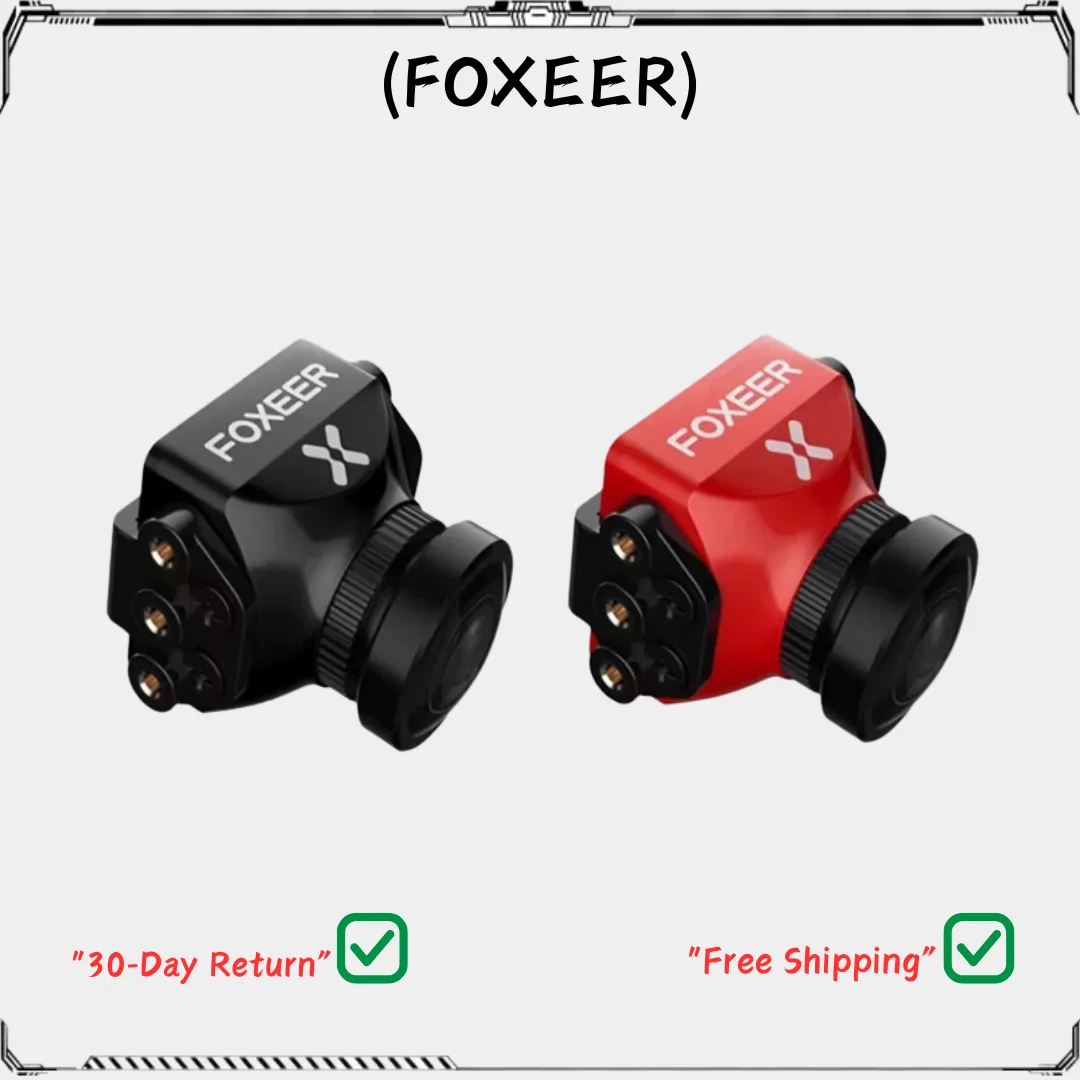FOXEER Predator V5 Mini FPV Camera 4.5V~20V 0.01Lux 16:9/4:3 PAL/NTSC switchable Super WDR OSD 4ms Latency for RC Racing Drone
FOXEER Predator V5 Mini FPV Camera 4.5V~20V 0.01Lux 16:9/4:3 PAL/NTSC switchable Super WDR OSD 4ms Latency for RC Racing Drone