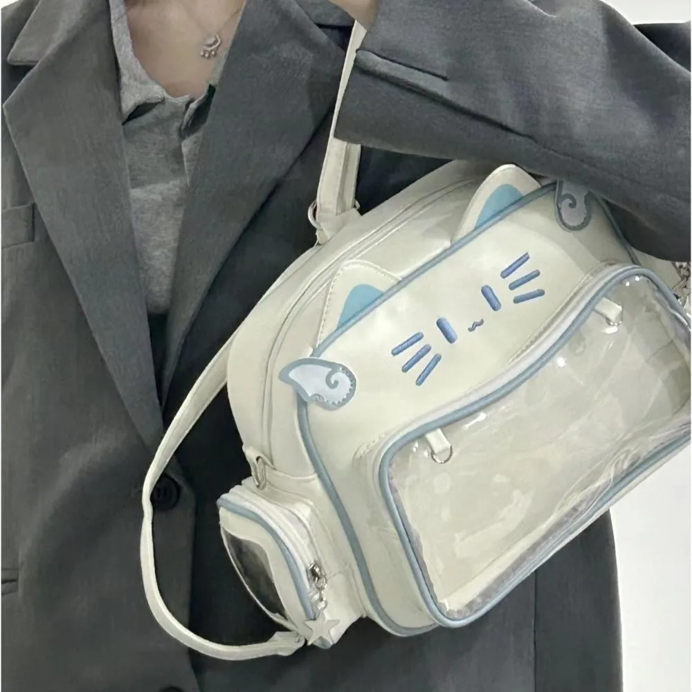 Корейская сумка через плечо Y2K Jk Harajuku Lolita Ita Bag из искусственной кожи, большая вместительная сумка через плечо для девочек
Корейская сумка через плечо Y2K Jk Harajuku Lolita Ita Bag из искусственной кожи, большая вместительная сумка через плечо для девочек