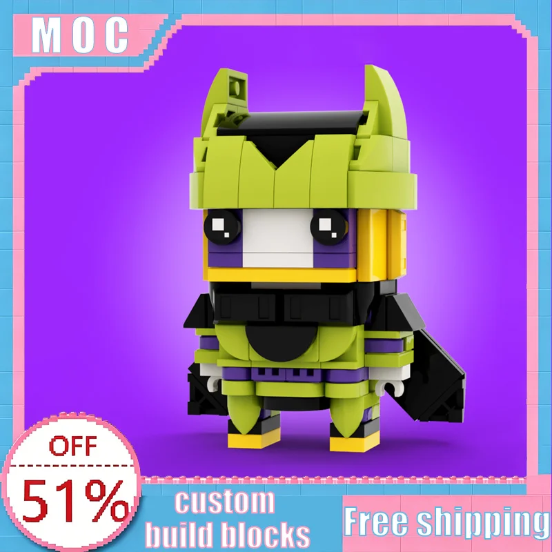 195 Parts Green Purple Warrior Brickheadz Style MOC Character Building Blocks Model DIY Assembly Educational Toy For Kids Gift
195 Parts Green Purple Warrior Brickheadz Style MOC Character Building Blocks Model DIY Assembly Educational Toy For Kids Gift