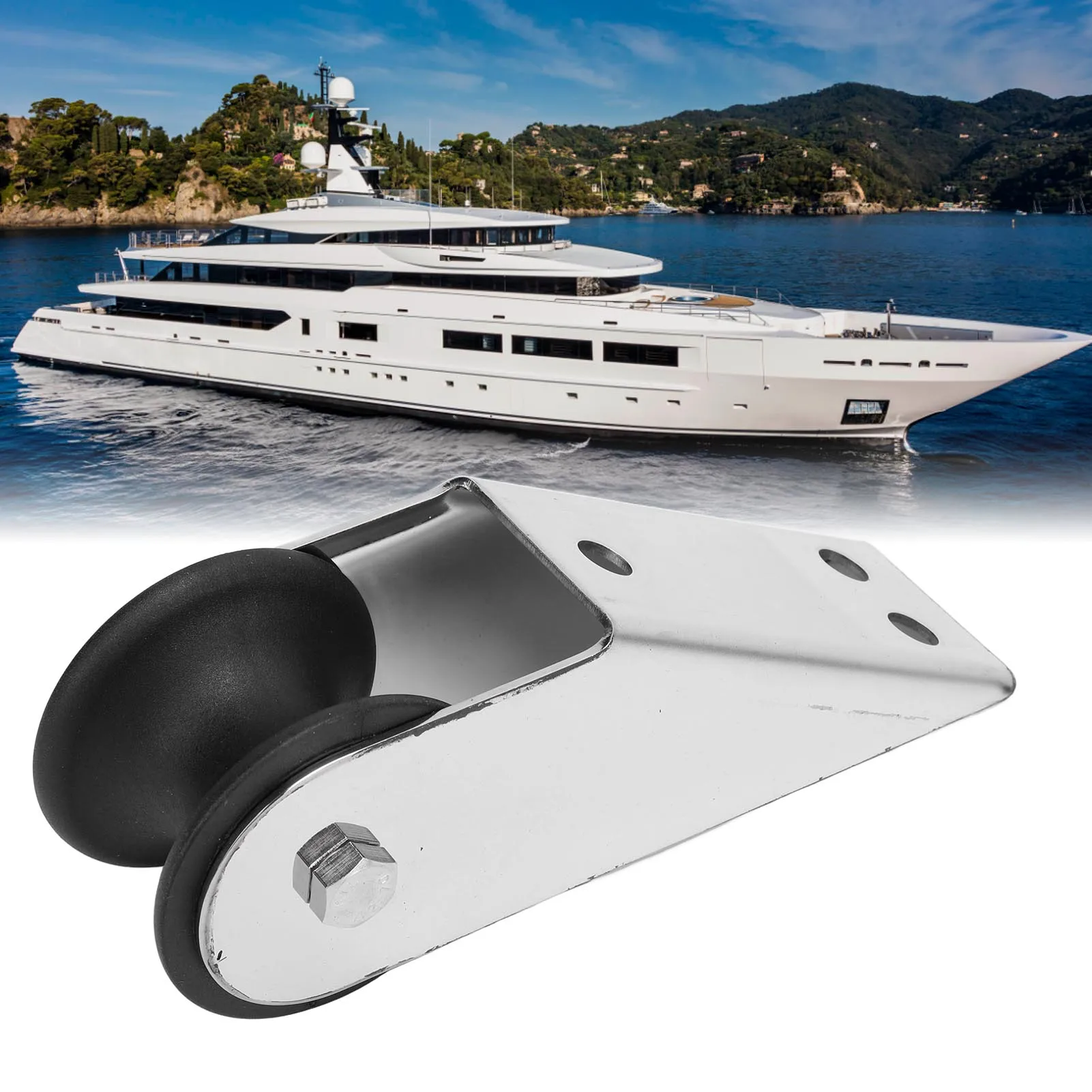 Anchor Roller Fixed Bracket Secure Attachment 304 Stainless Steel Bow Anchor Roller Enhanced Stability Scratch Proof for Yacht
Anchor Roller Fixed Bracket Secure Attachment 304 Stainless Steel Bow Anchor Roller Enhanced Stability Scratch Proof for Yacht