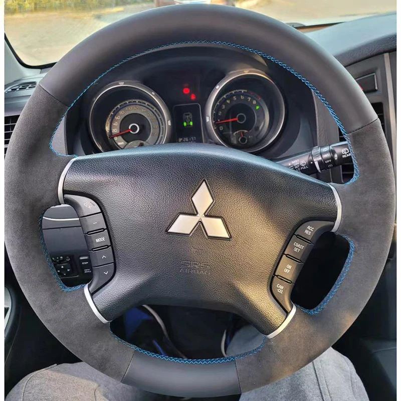 Hand Stitched non-slip Genuine Leather suede Car Steering Wheel Cover For Mitsubishi Pajero 2007-2014 Galant 2008-2012
Hand Stitched non-slip Genuine Leather suede Car Steering Wheel Cover For Mitsubishi Pajero 2007-2014 Galant 2008-2012