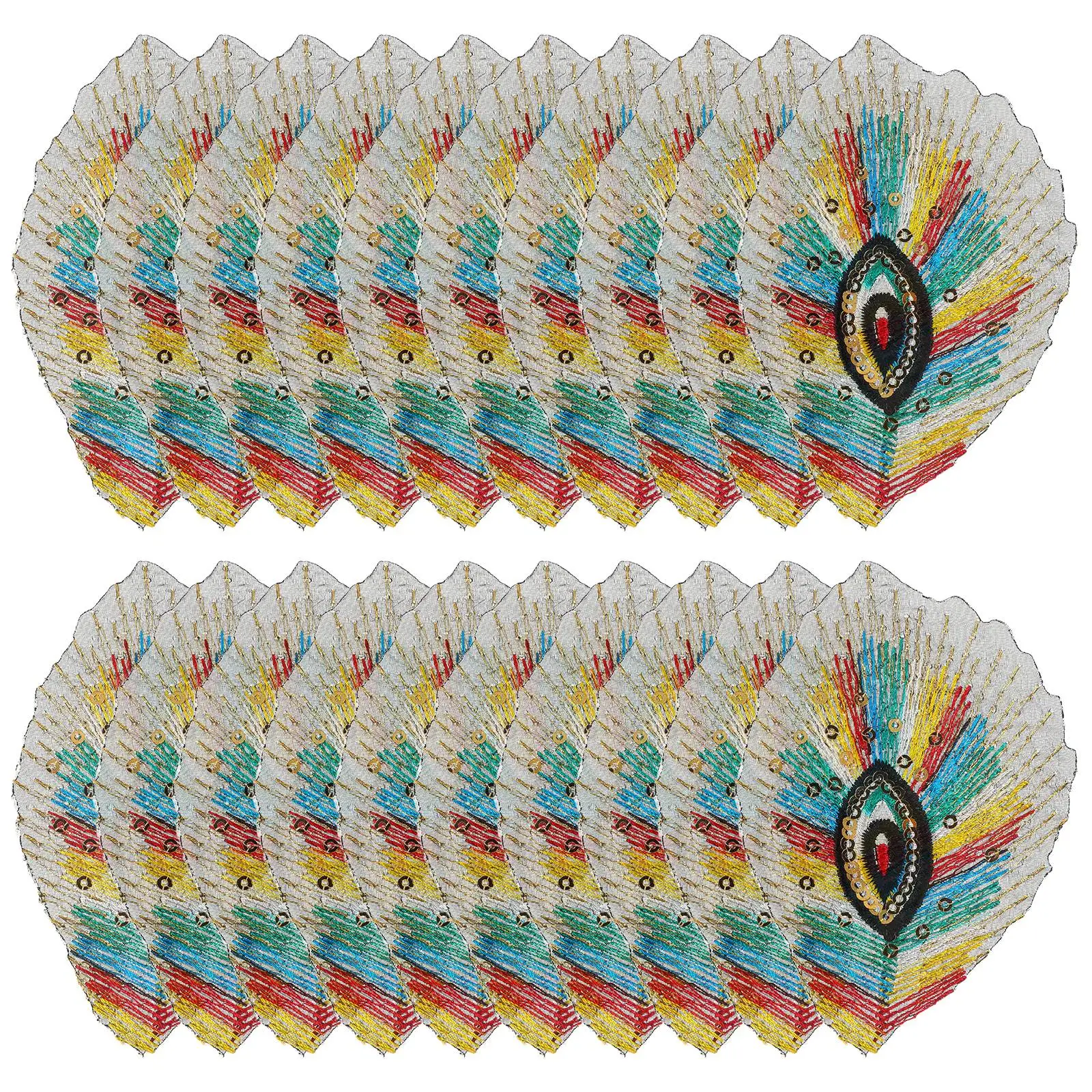 20 Pcs Peacock Embroidery Patches Applique for Clothing Spring Flower Iron On Patches Fabric Appliques Sequin Flower Patch
20 Pcs Peacock Embroidery Patches Applique for Clothing Spring Flower Iron On Patches Fabric Appliques Sequin Flower Patch