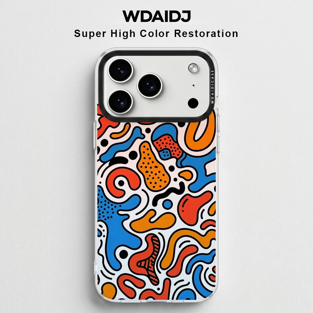 Graffiti Art Abstract Print Clear Phone Case Anti Yellowing Shockproof Slim TPU Cover For iPhone 13 14 15 16 17 Series
Graffiti Art Abstract Print Clear Phone Case Anti Yellowing Shockproof Slim TPU Cover For iPhone 13 14 15 16 17 Series
