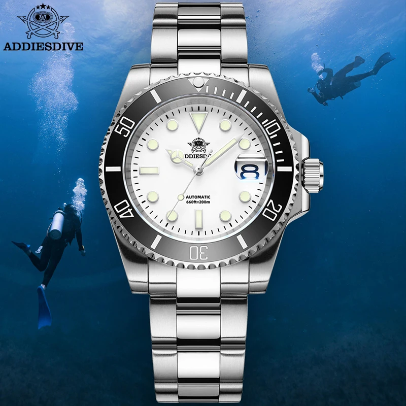 ADDIESDIVE 41mm Luxury Men Business Dress NH35 Sapphire Watch Automatic Mechanical Watches Waterproof 200m Luminous Reloj Hombre
ADDIESDIVE 41mm Luxury Men Business Dress NH35 Sapphire Watch Automatic Mechanical Watches Waterproof 200m Luminous Reloj Hombre