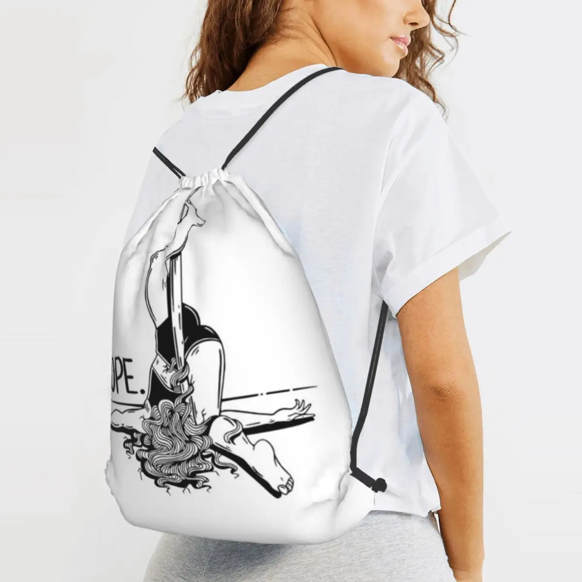 Pole Dance NOPE - Black Backpacks Portable Drawstring Bags Storage Bag Book Bags for Man Woman Students
Pole Dance NOPE - Black Backpacks Portable Drawstring Bags Storage Bag Book Bags for Man Woman Students