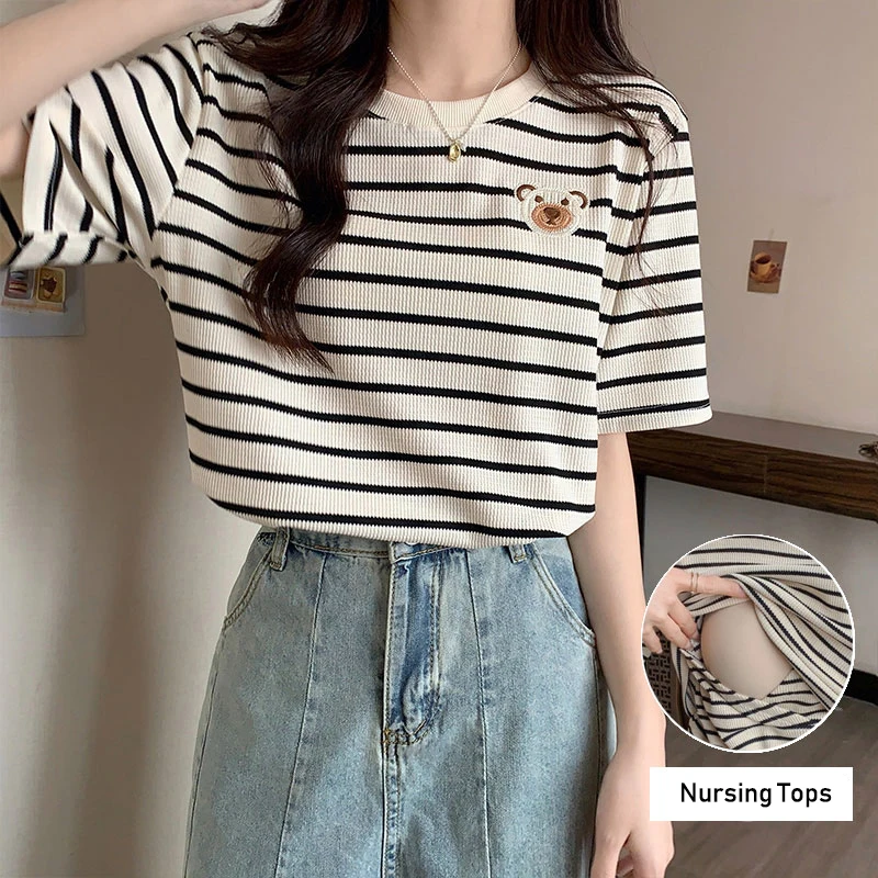 Breastfeeding Clothes for Pregnant Women Summer Maternity Nursing Tops Cotton T-shirt O-neck Short Sleeve Tees Pregnancy T shirt
Breastfeeding Clothes for Pregnant Women Summer Maternity Nursing Tops Cotton T-shirt O-neck Short Sleeve Tees Pregnancy T shirt