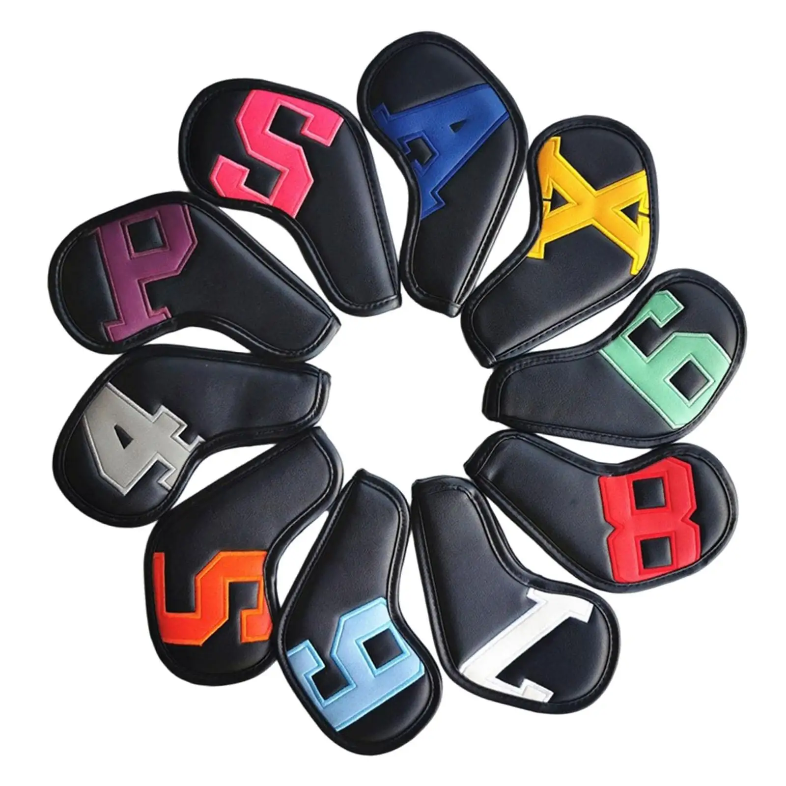 Golf Head Covers PU Iron Cover Set Protective Sleeve Magnetic Closure for Golf Club Accessories Men Women Travel
Golf Head Covers PU Iron Cover Set Protective Sleeve Magnetic Closure for Golf Club Accessories Men Women Travel
