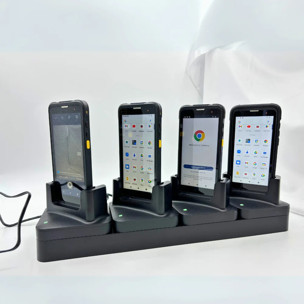 ODM Rfid Pdas Logistic Android 13 Rugged Ip68 Pda Handheld 2D Barcode Reader Scanner UHF Fingerprint Industrial Pdas