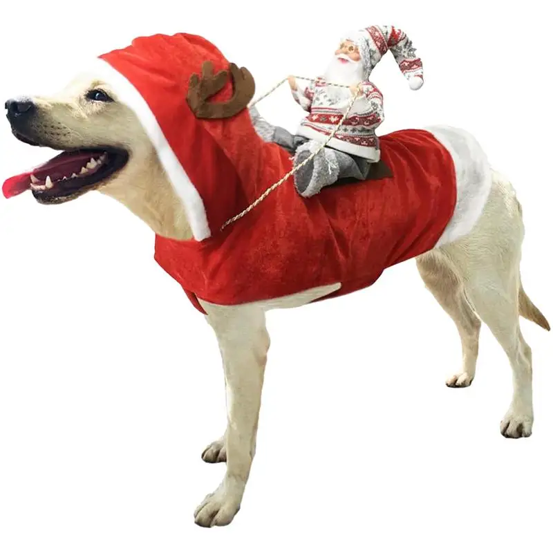 Christmas Pet Clothes Red Dog Costumes With Hat Dressing Up Dogs Cats Outfit Puppy Cosplay Costumes For Fancy Dress Festivals
Christmas Pet Clothes Red Dog Costumes With Hat Dressing Up Dogs Cats Outfit Puppy Cosplay Costumes For Fancy Dress Festivals