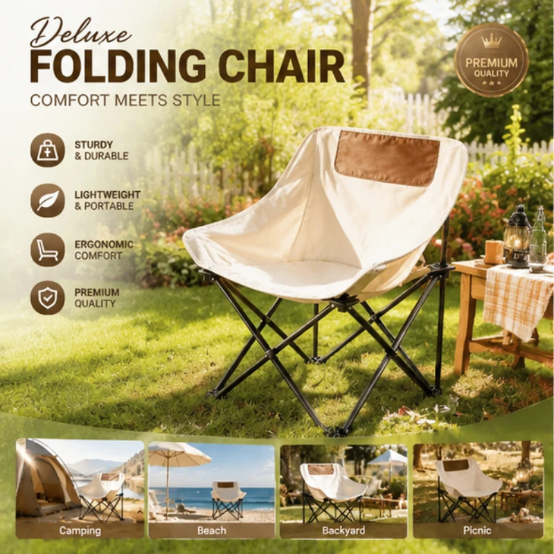 Comfort Foldable Outdoor Chair Ultralight Portable Camping Seat Practical Rest Furniture for Fishing Picnic Hiking Outdoor Trips
Comfort Foldable Outdoor Chair Ultralight Portable Camping Seat Practical Rest Furniture for Fishing Picnic Hiking Outdoor Trips