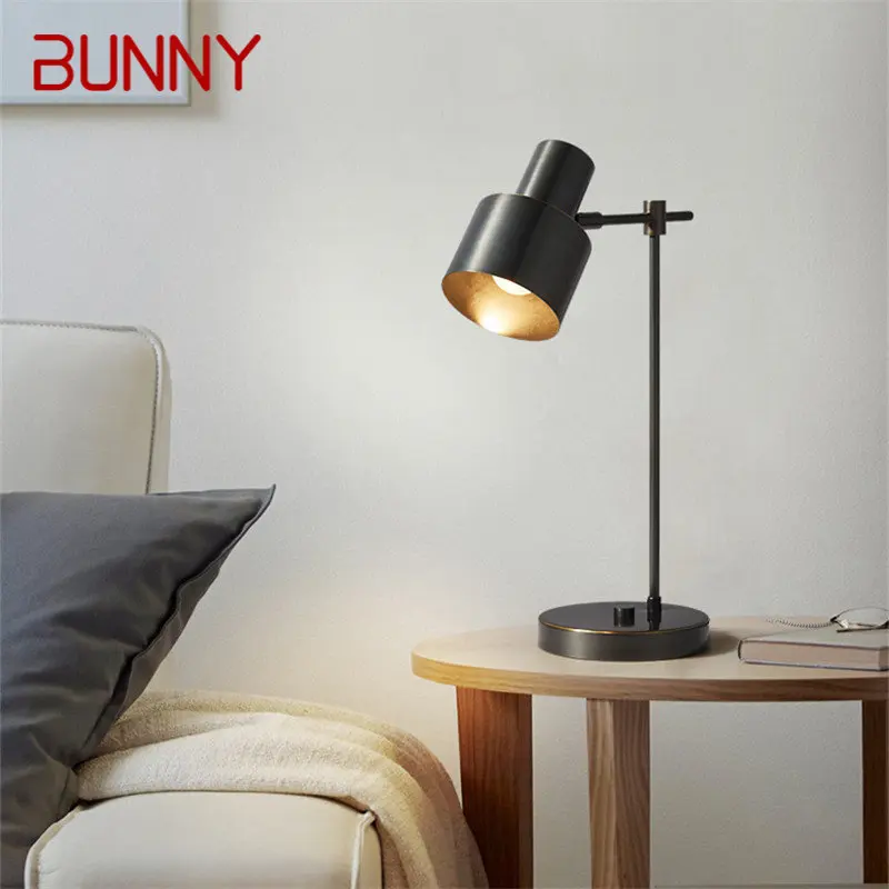 BUNNY Contemporary Copper Table Lamp LED Black Brass Desk Lighting Simple Creative Decor For Home Study Bed Room
BUNNY Contemporary Copper Table Lamp LED Black Brass Desk Lighting Simple Creative Decor For Home Study Bed Room
