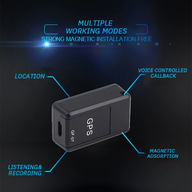 GPS Locator Small and Strong Magnetic Car Child Anti Theft Loss Booking Vehicle Tracking Instrument Car Tracking God GF07 Black
GPS Locator Small and Strong Magnetic Car Child Anti Theft Loss Booking Vehicle Tracking Instrument Car Tracking God GF07 Black