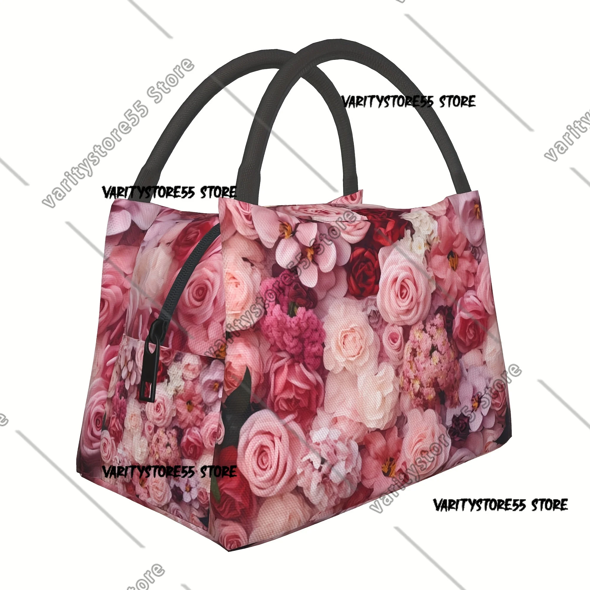 Rose Flower Lunch Bag Portable Reusable Cooler Bag Cooler Bag Insulated For Camping Picnic Beach
Rose Flower Lunch Bag Portable Reusable Cooler Bag Cooler Bag Insulated For Camping Picnic Beach