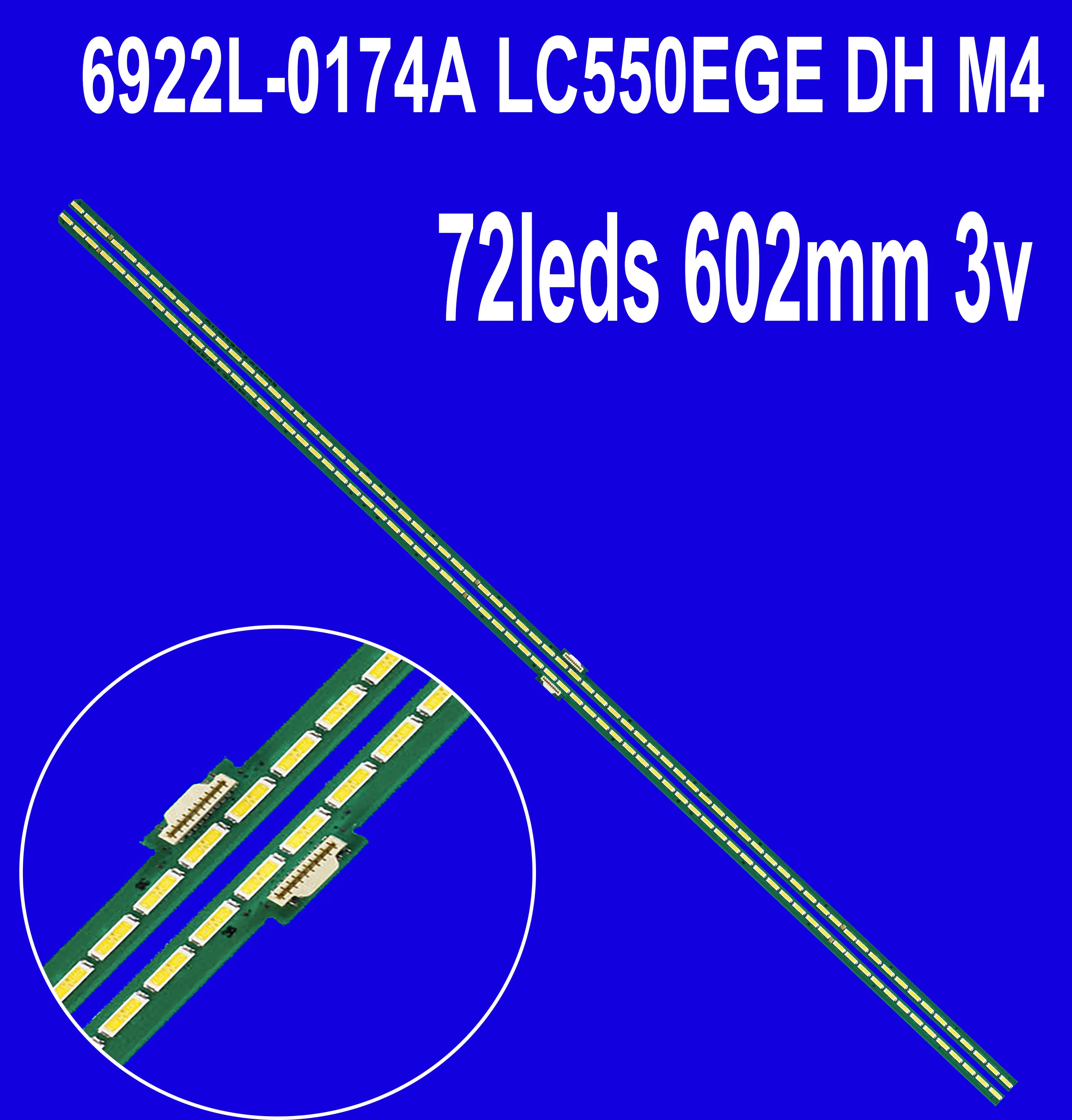 2 шт. LED 55UF9500 55UF950V 55PUF6250/T3 SNL UD Rev0.1 1 L-Type R 55PFL7900/F7 55G7200 6922L-0174A 6916L2270A 6916L2269A 55 V15.5
2 шт. LED 55UF9500 55UF950V 55PUF6250/T3 SNL UD Rev0.1 1 L-Type R 55PFL7900/F7 55G7200 6922L-0174A 6916L2270A 6916L2269A 55 V15.5