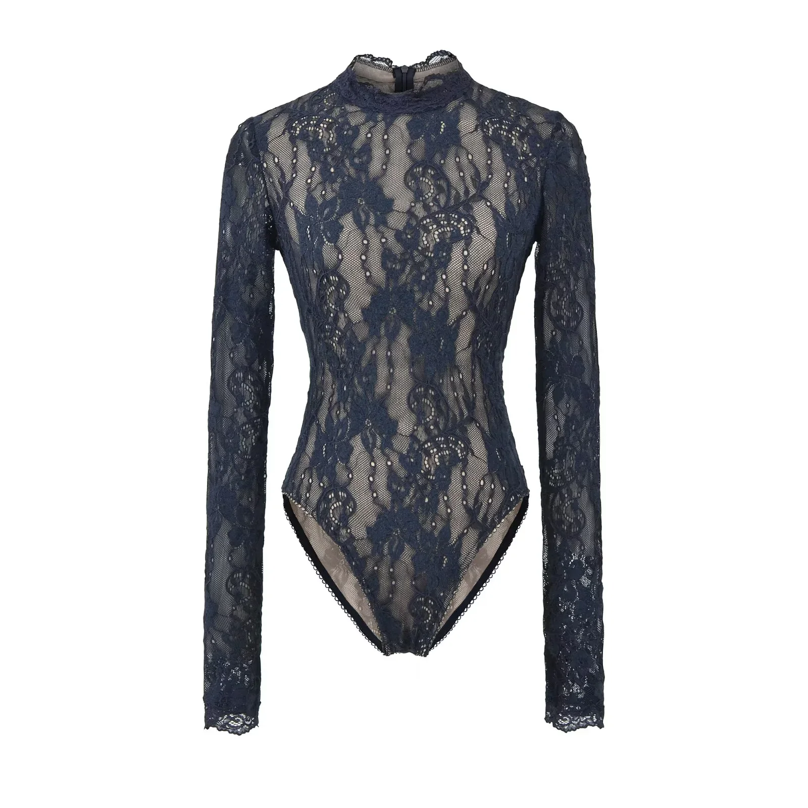 Women's Faionable Double Layer Emed Lace Trim round Ne Piece Suit Top H2854 Versatile Sle Polyester Fiber
Women's Faionable Double Layer Emed Lace Trim round Ne Piece Suit Top H2854 Versatile Sle Polyester Fiber