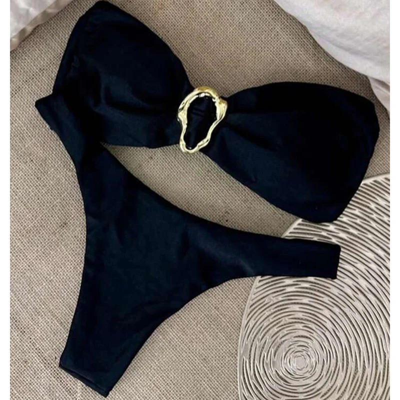Bandeau Bikini Push Up maillots de bain femmes maillots de bain 2025 Sexy brésilien Bikini ensemble string Micro Biquini femme s
Bandeau Bikini Push Up maillots de bain femmes maillots de bain 2025 Sexy brésilien Bikini ensemble string Micro Biquini femme s
