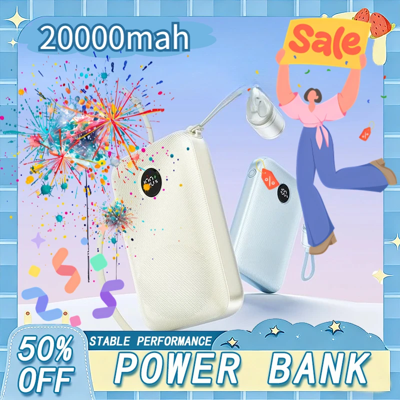 Vention Power Bank 10000mAh 22.5W PD Power Charging with Built-in USB Type-C Cable for iPhone 15/Huawei, Ultra-Portable Charger
Vention Power Bank 10000mAh 22.5W PD Power Charging with Built-in USB Type-C Cable for iPhone 15/Huawei, Ultra-Portable Charger