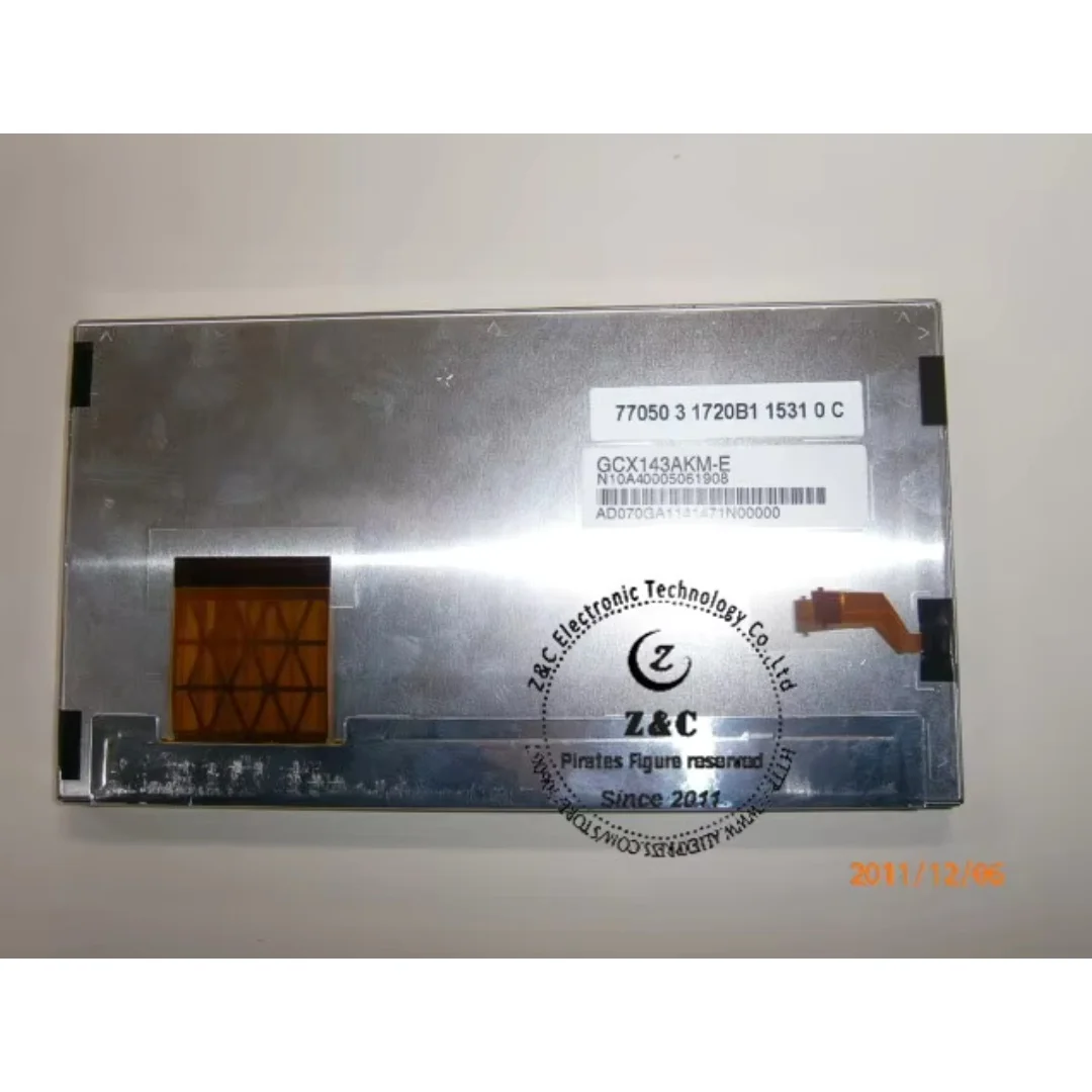 GCX143AKM-E GCX143AKM-T06 GCX143AKM Brand New Original 7 Inch LCD Screen Display Panel for Car GPS Navigation System
GCX143AKM-E GCX143AKM-T06 GCX143AKM Brand New Original 7 Inch LCD Screen Display Panel for Car GPS Navigation System
