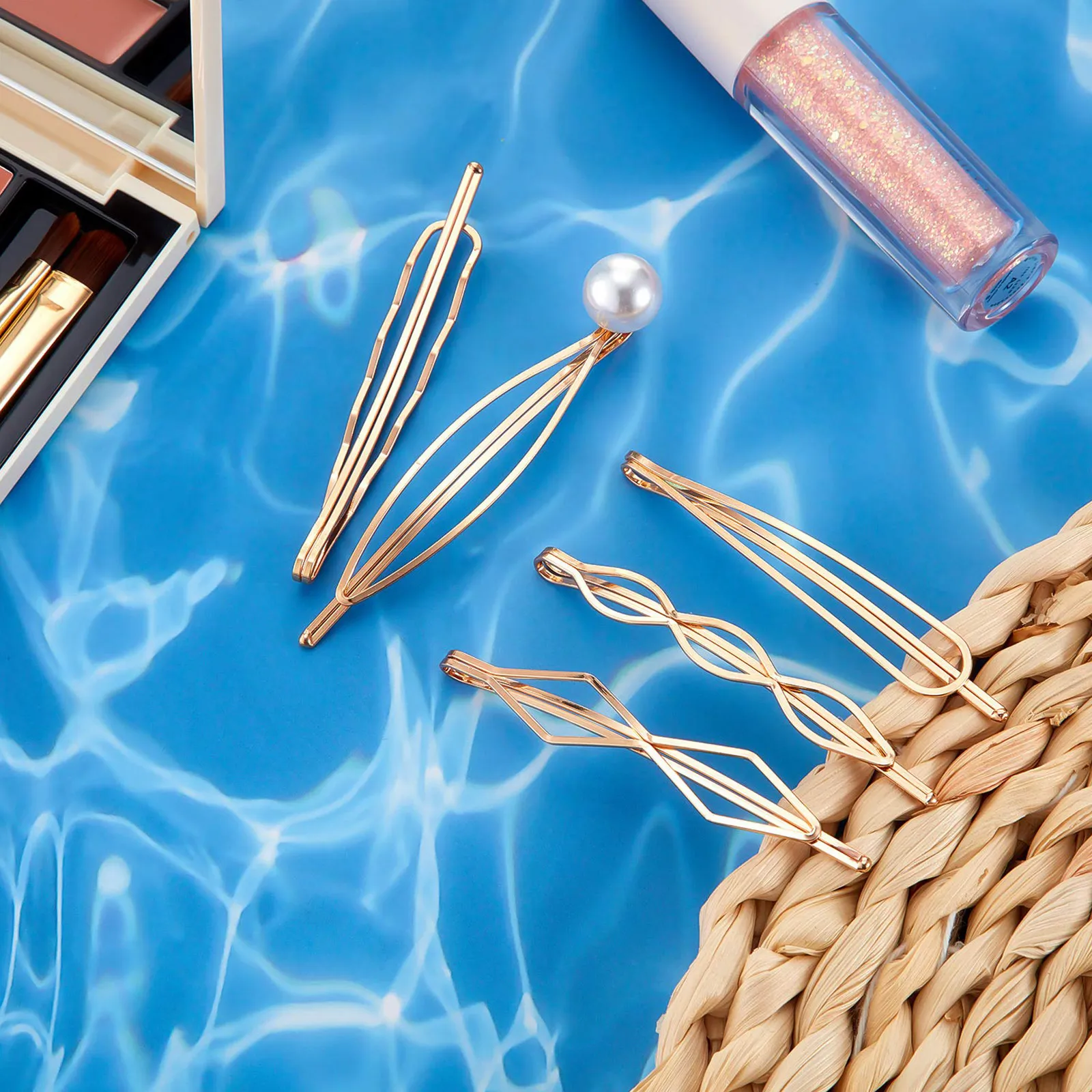 17Pcs Women Hairpin Set Geometric Pearl Inlaid Metal Hair Clips Fashion Barrettes Elegant Hair Accessories Strong Grip Daily
17Pcs Women Hairpin Set Geometric Pearl Inlaid Metal Hair Clips Fashion Barrettes Elegant Hair Accessories Strong Grip Daily