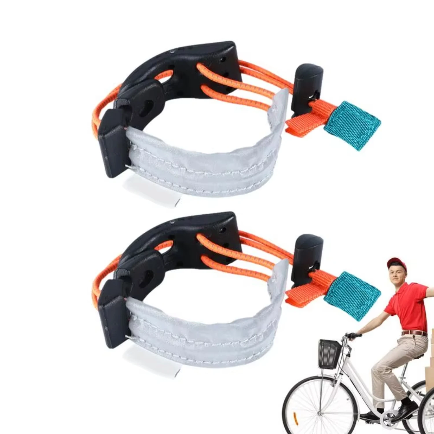 Bike Pants Strap 2pcs Elastic Leg Straps Safety Belt With Reflective Strips Cycling Sports Gear Mountain Bike Road Bike Yoga
Bike Pants Strap 2pcs Elastic Leg Straps Safety Belt With Reflective Strips Cycling Sports Gear Mountain Bike Road Bike Yoga