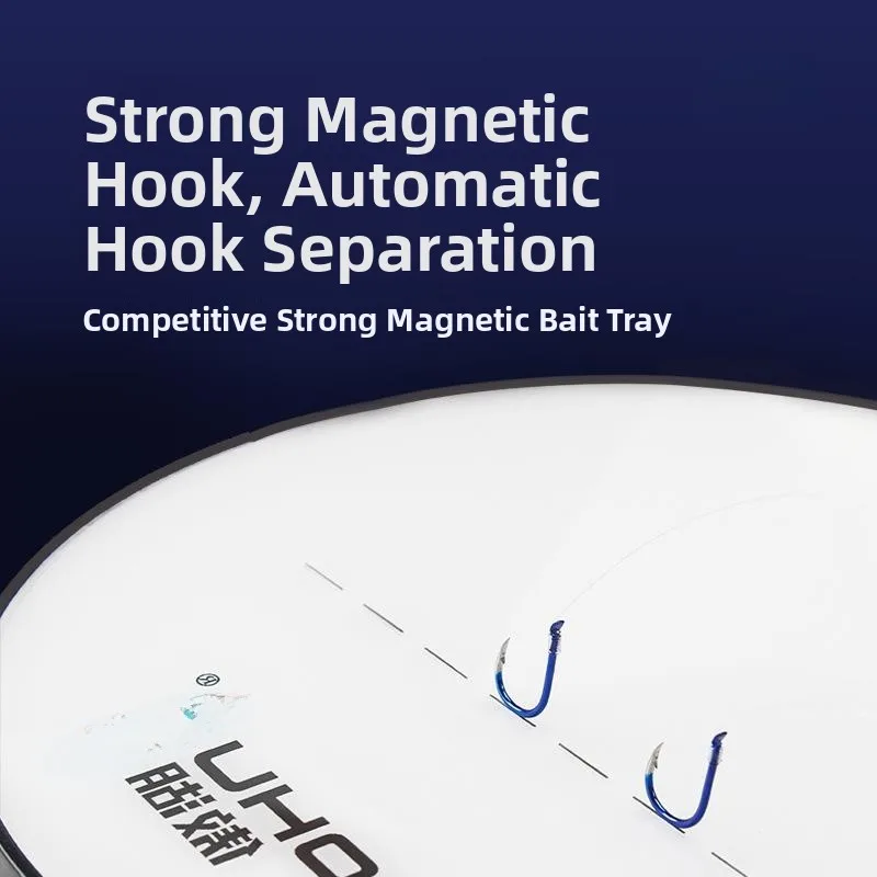 Strong Magnetic Automatic Hook Fishing Bait Tray Box Fishing Gear Outdoor Camping Travel Supplies Mountain Naier Brand
Strong Magnetic Automatic Hook Fishing Bait Tray Box Fishing Gear Outdoor Camping Travel Supplies Mountain Naier Brand
