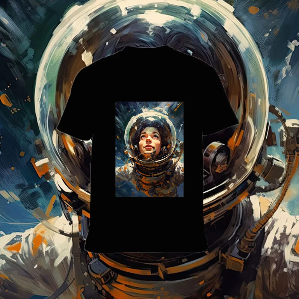 Unisex Vintage Astronaut Moon Graphic T-Shirt Pure Cotton Comfortable Fit Tee for Men And Women
Unisex Vintage Astronaut Moon Graphic T-Shirt Pure Cotton Comfortable Fit Tee for Men And Women