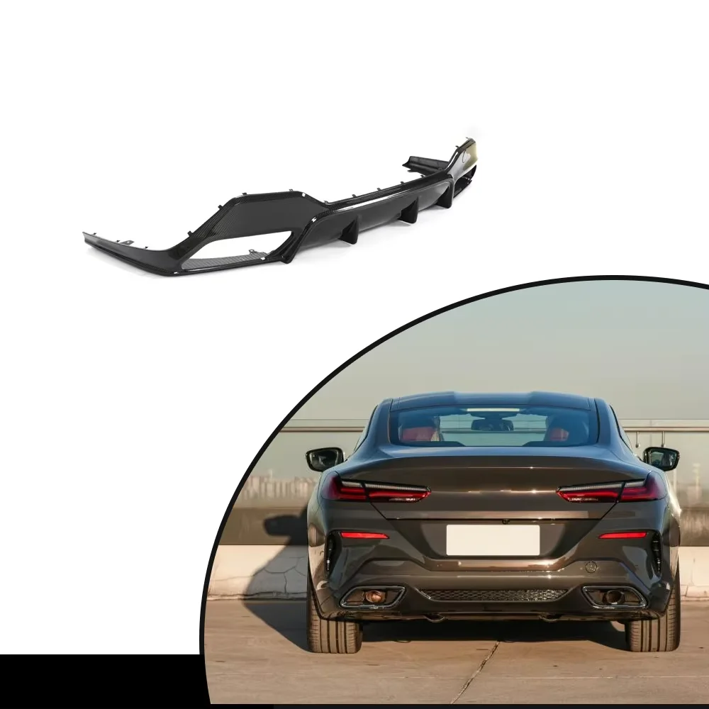 DRY Carbon Fiber Rear Bumper Diffuser For BMW 8Series G14 G15 M850i M-Sport 2018 - 2022
DRY Carbon Fiber Rear Bumper Diffuser For BMW 8Series G14 G15 M850i M-Sport 2018 - 2022