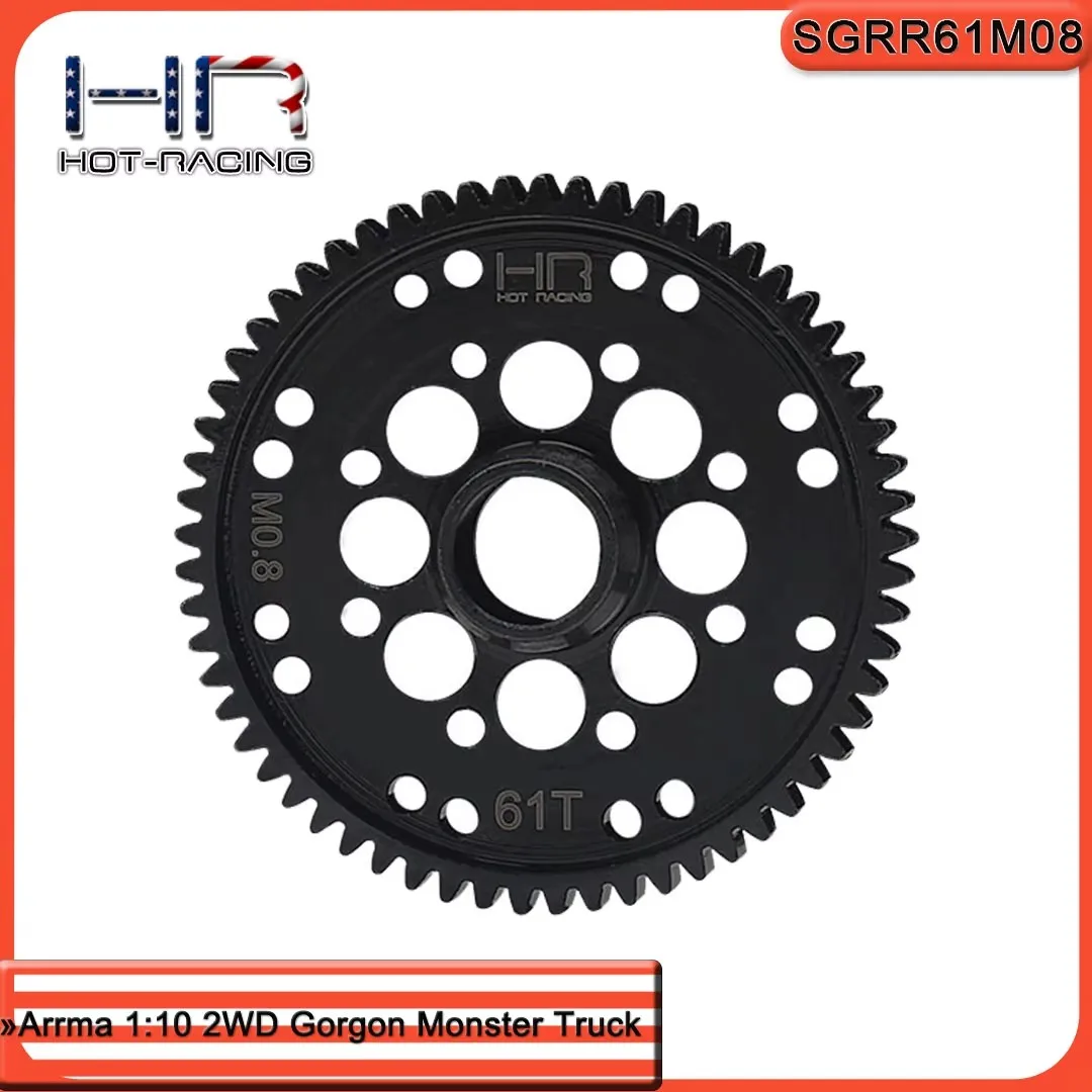 Hot Racing steel super duty Steel Spur Gear 61T 32P (Mod 0.8) spur gear for 1/10 Arrma Gorgon
Hot Racing steel super duty Steel Spur Gear 61T 32P (Mod 0.8) spur gear for 1/10 Arrma Gorgon