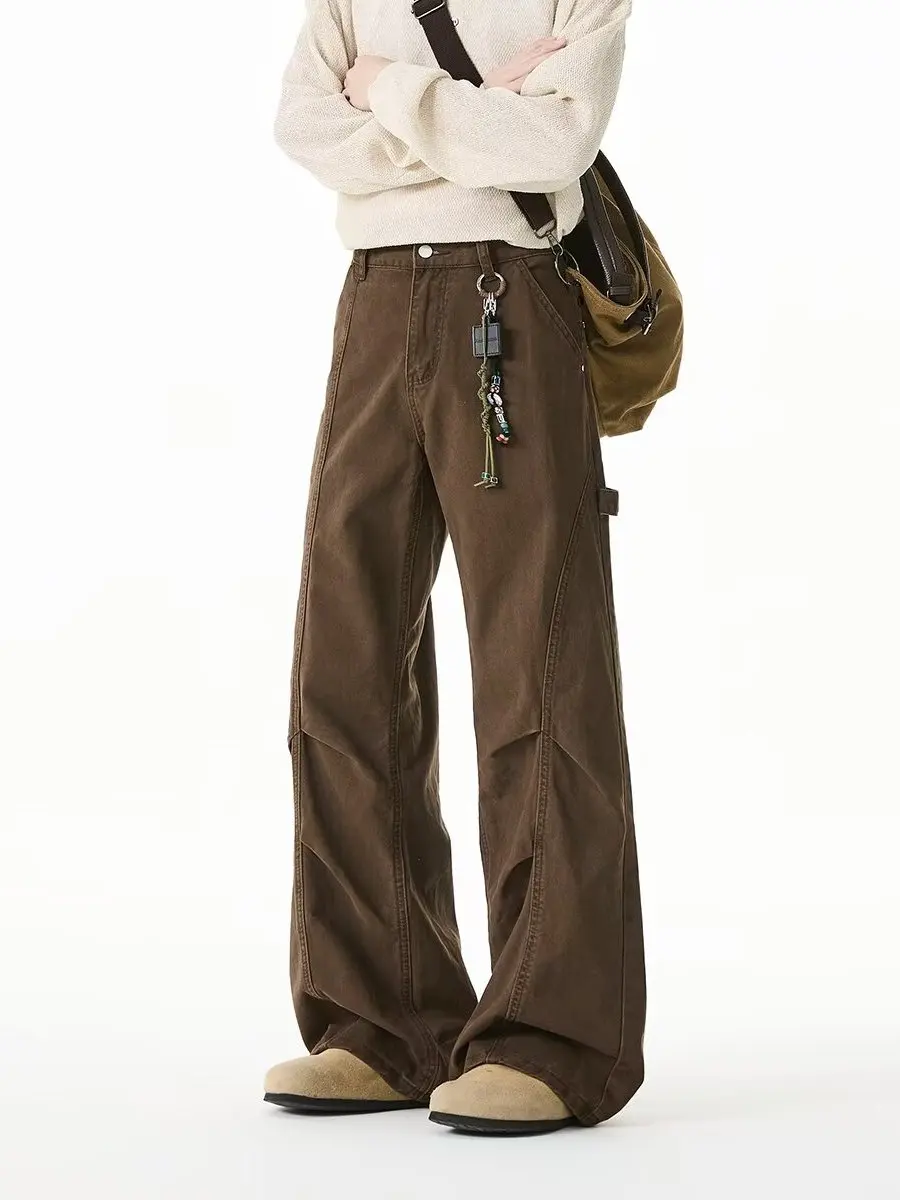 American Style Casual Workwear Pants Men's Autumn High Street Versatile Loose Wrinkle Long Trousers Trendy Straight Leg Trousers
American Style Casual Workwear Pants Men's Autumn High Street Versatile Loose Wrinkle Long Trousers Trendy Straight Leg Trousers