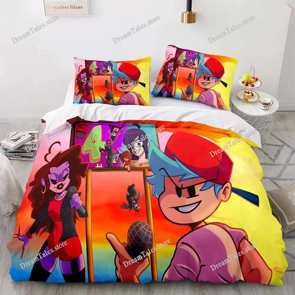 New Friday Night Funkin Bedding Set Single Twin Full Queen King Size Bed Set Adult Kid Bedroom Duvet Cover Sets 3D Print Game
New Friday Night Funkin Bedding Set Single Twin Full Queen King Size Bed Set Adult Kid Bedroom Duvet Cover Sets 3D Print Game