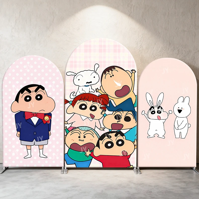 Crayon Shin Chan Pink Party Theme Arch Backdrop Cover Kasukabe Friends Background For Kids Birthday Baby Shower Party Decoration
Crayon Shin Chan Pink Party Theme Arch Backdrop Cover Kasukabe Friends Background For Kids Birthday Baby Shower Party Decoration