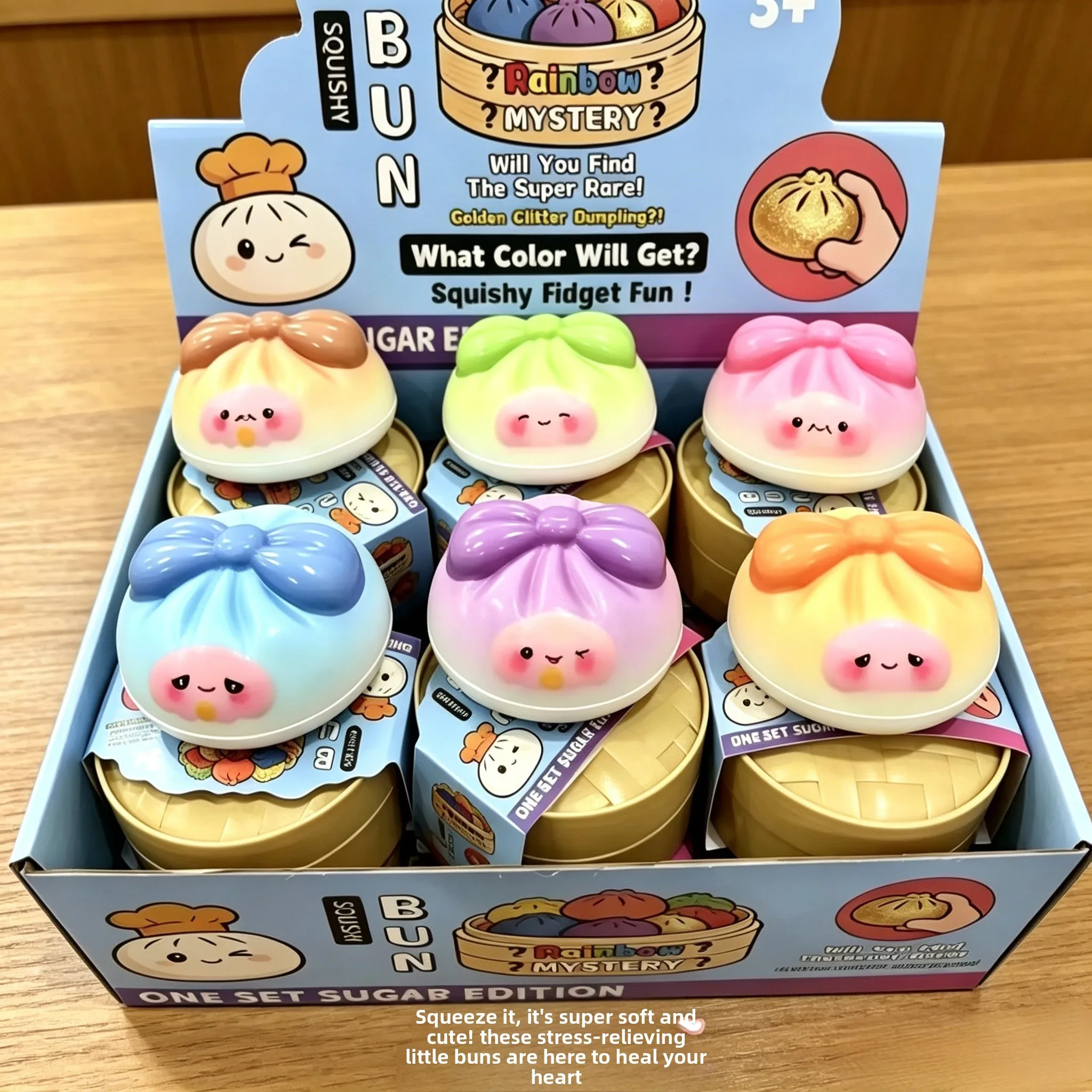 Soft cute color small cage bag pinch music decompression toy slow rebound blind box creative cartoon expression vent toy
Soft cute color small cage bag pinch music decompression toy slow rebound blind box creative cartoon expression vent toy