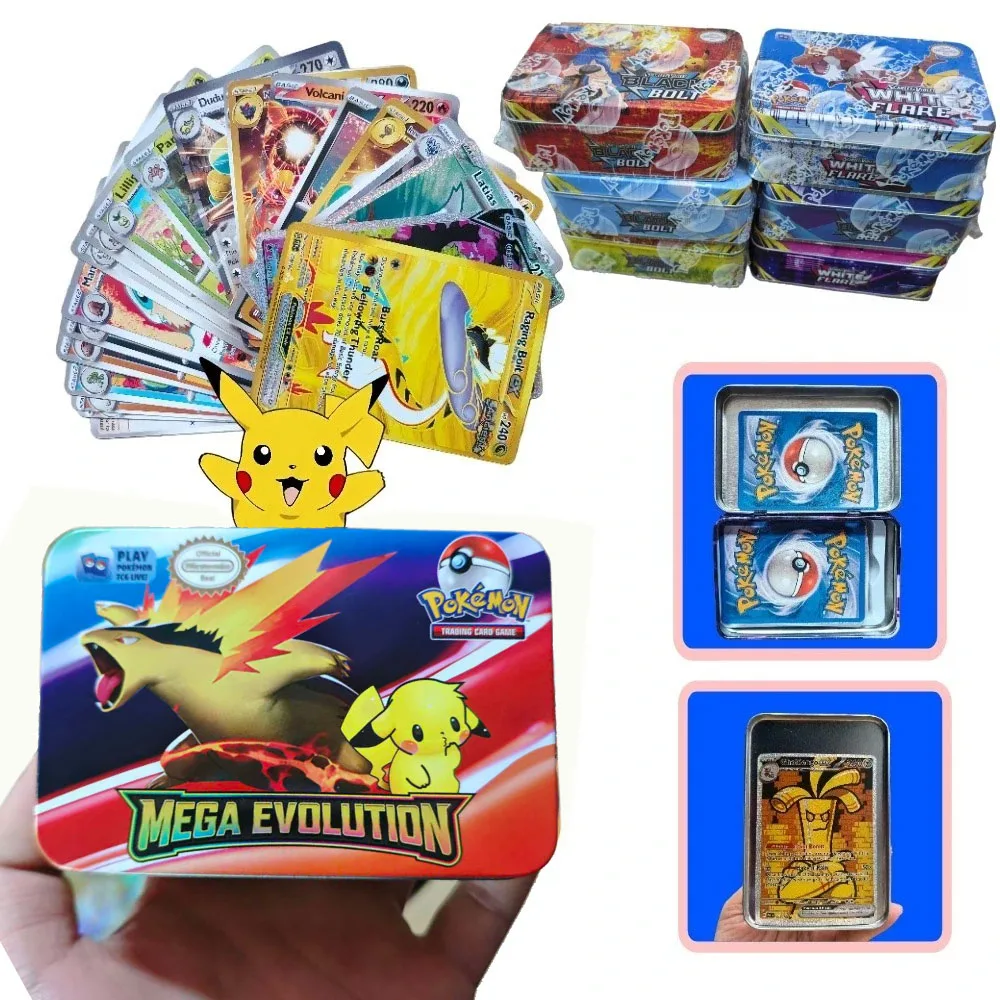 MEGA EVOLUTION 42pcs Pokemon Cards Battle Toys Lost Origin Pokemons Box with Pikachu Anime Bank Pokemon Game Cards for Childre
MEGA EVOLUTION 42pcs Pokemon Cards Battle Toys Lost Origin Pokemons Box with Pikachu Anime Bank Pokemon Game Cards for Childre