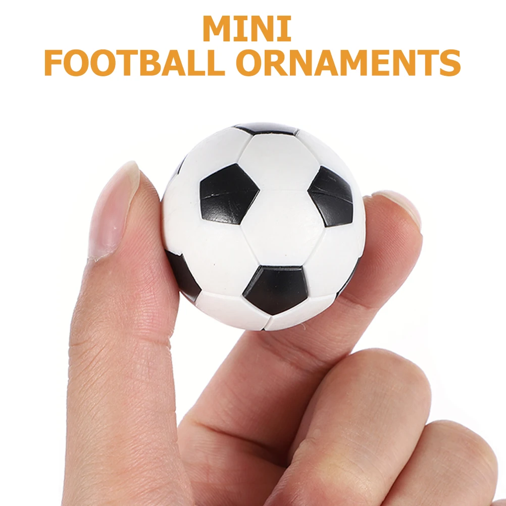 30pcs Mini Football Soccer Model Balls Black White Toy Ball Decorations Miniature Scene Accessory Easy Storage Quality
30pcs Mini Football Soccer Model Balls Black White Toy Ball Decorations Miniature Scene Accessory Easy Storage Quality